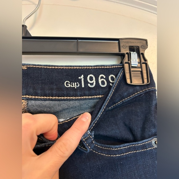 GAP high rise skinny Dark Blue Denim Jeans - Picture 3 of 4